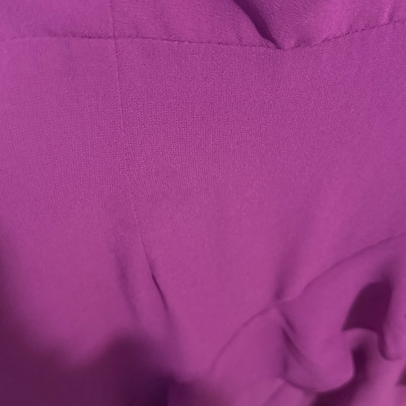 Selfie Leslie Magenta Asymmetrical Dress - Picture 6 of 6